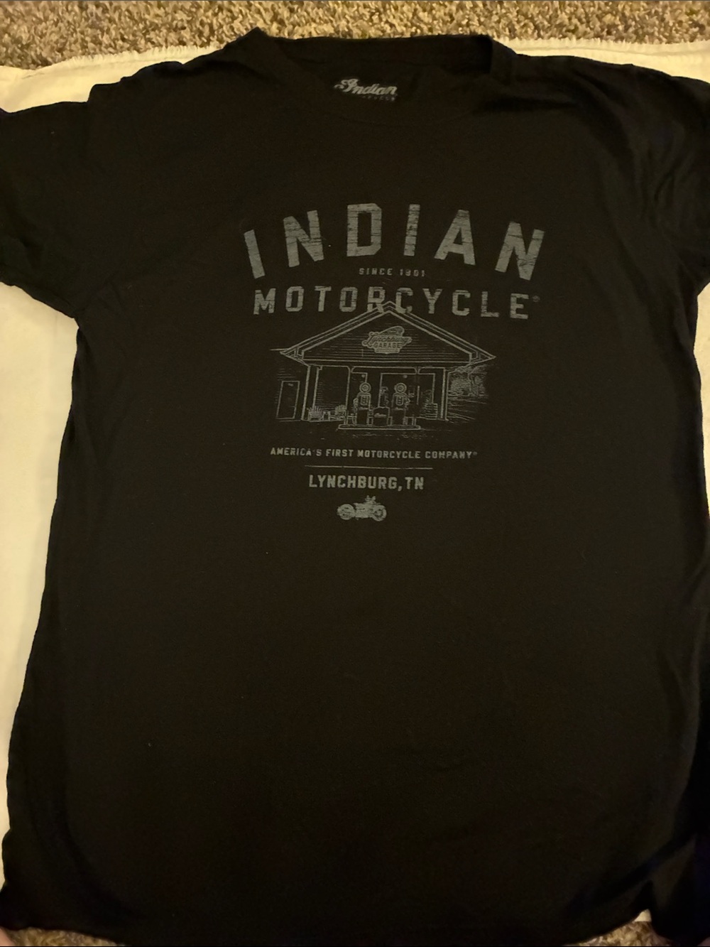 Women’s Indian Motorcycle Lynchburg TN short sleeve T shirt.